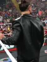 WWE Raw Wrestlepalooza Seth Rollins Black Leather Jacket - Image 2