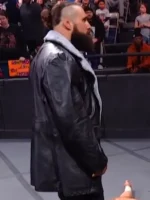 WWE NXT Tony D’Angelo Black Shearling Jacket 2026 - Image 2