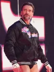 WWE Wrestlepalooza CM Punk AJ’s Husband Satin Jacket