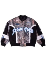 Stone Cold 3:16 WWE Camo Race Jacket 2026
