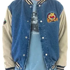 Winnie The Pooh Letterman Denim Jacket