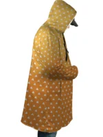 Demon Slayer Zenitsu Agatsuma Hooded Trench Coat - Image 3