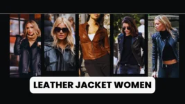 leather jacket women