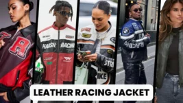 leather racing jacket