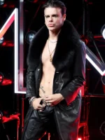 MTV Video Music Awards YUNGBLUD Black Leather Coat