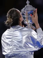 US Open 2025 Champion Aryna Sabalenka Cropped Jacket