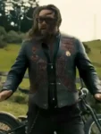 Jason Momoa Wrecking Crew Black Leather Vest