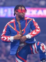 AEW All In Texas 2025 Kevin Knight Blue Jacket