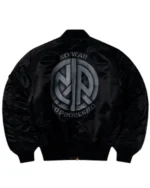 Alpha X No Problemo No War MA-1 Reversible Jacket