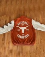 Texas Longhorns Brown Wool Varsity Jacket Men’s Collegiate Coat