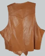 Charley Crockett Cowboy Unisex Leather Vest