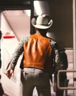 Charley Crockett Cowboy Unisex Leather Vest