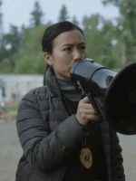 Annie Chang Peacemaker Grey Puffer Jacket
