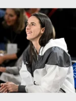 Caitlin Clark Indiana Fever White Grey Windrunner Jacket
