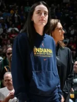 Caitlin Clark WNBA Commissioner’s Cup Blue Hoodie