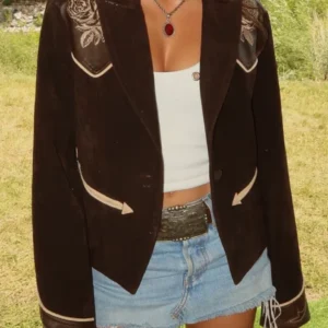 Calgary Stampede Brown Leather Jacket