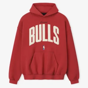 Chicago Bulls Fear of God NBA Red 90’s Hoodie