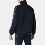 Chicago Bulls Black NBA Track Top Jacket