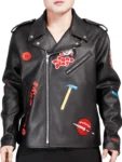 Chucky Good Guys Black Biker Leather Jacket