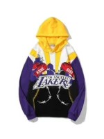 Lakers Kobe Devin Booker Purple Multicolor Hoodie - Image 2