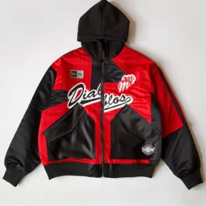 Diablos Rojos del México 1 of 1 Bomber Hooded Jacket
