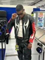 Patrick Habirora F1 Belgian GP Leather Jacket - Image 3