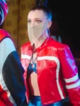 Jenna Gilmer Red Leather Jacket