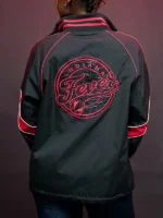 Stranger Things x Indiana Fever Black Bomber Jacket