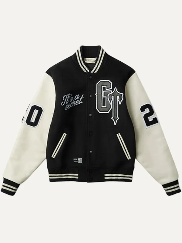 Geedup x Trapstar Letterman Black Varsity Jacket