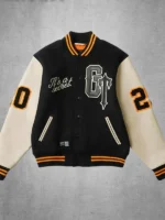 Geedup x Trapstar Letterman Black Varsity Jacket