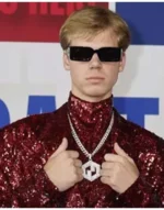 Gradey Dick NBA Draft Red Sequin Blazer