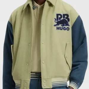 HUGO x Racing Bulls F1 Team Unisex Wool Varsity Jacket