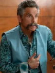 Happy Gilmore 2 Ben Stiller Leather Vest Blue