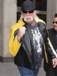 Hulk Hogan Legends Black Leather Cafe Racer Jacket