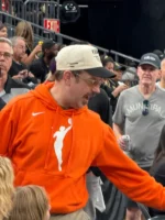 Jason Sudeikis Nike WNBA Orange Hoodie