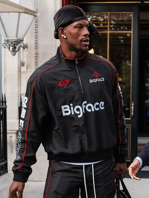 Jimmy Butler Black Racing Gridlock Jacket