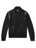 Tron Ares Joachim Ronning Black Bomber Wool Jacket