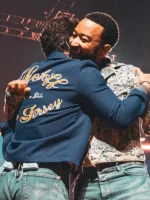 Intuit Dome Concert Nick Jonas Blue Wool Jacket