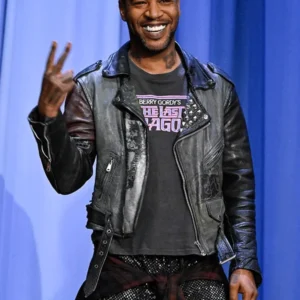 Kid Cudi Tonight Show S12 Black Biker Jacket