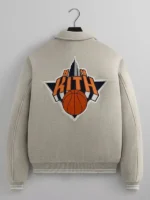 Kith New York Knicks Wings Wool Coaches Grey Jacket