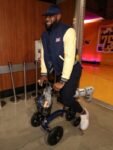LeBron James Lakers Blue Yellow Varsity Jacket