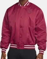 LaLiga 2025 FC Barcelona Red Barca Varsity Jacket Fan Edition