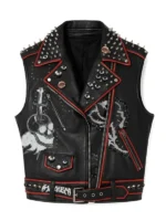 Lady Gaga Mayhem Ball Black Studded Vest - Image 2