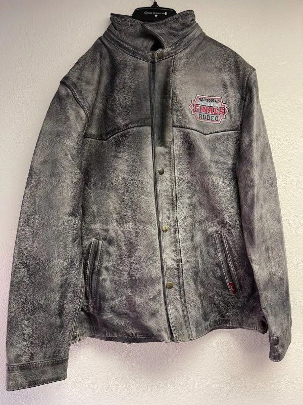 NJHFR Grey Leather Qualifier Jacket 2025