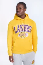 Los Angeles Lakers Yellow Zip-Up Hoodie NBA
