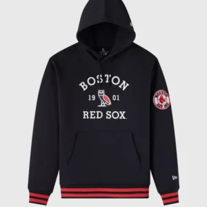 Boston Red Sox MLB 2025 Black Pullover Hoodie