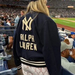 MLB New York Yankees Tahlia Sisney Wool Jacket Women’s Varsity Coat