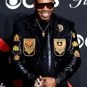 MTV Video Music Awards Busta Rhymes Leather Jacket