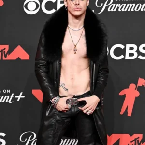 MTV Video Music Awards YUNGBLUD Black Leather Coat