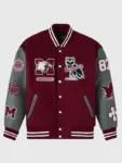 McMaster University 2025 Maroon Wool Varsity Jacket